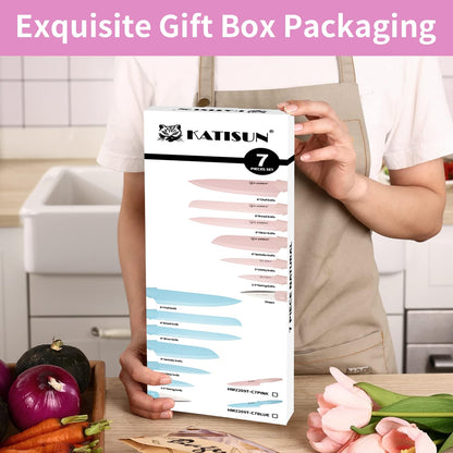 13 Piece Kitchen Knife Set With Guards 