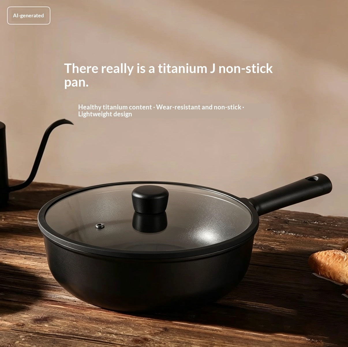 Nonstick Frying Pan For Home Cooking Thickened And Lightweight Skillet