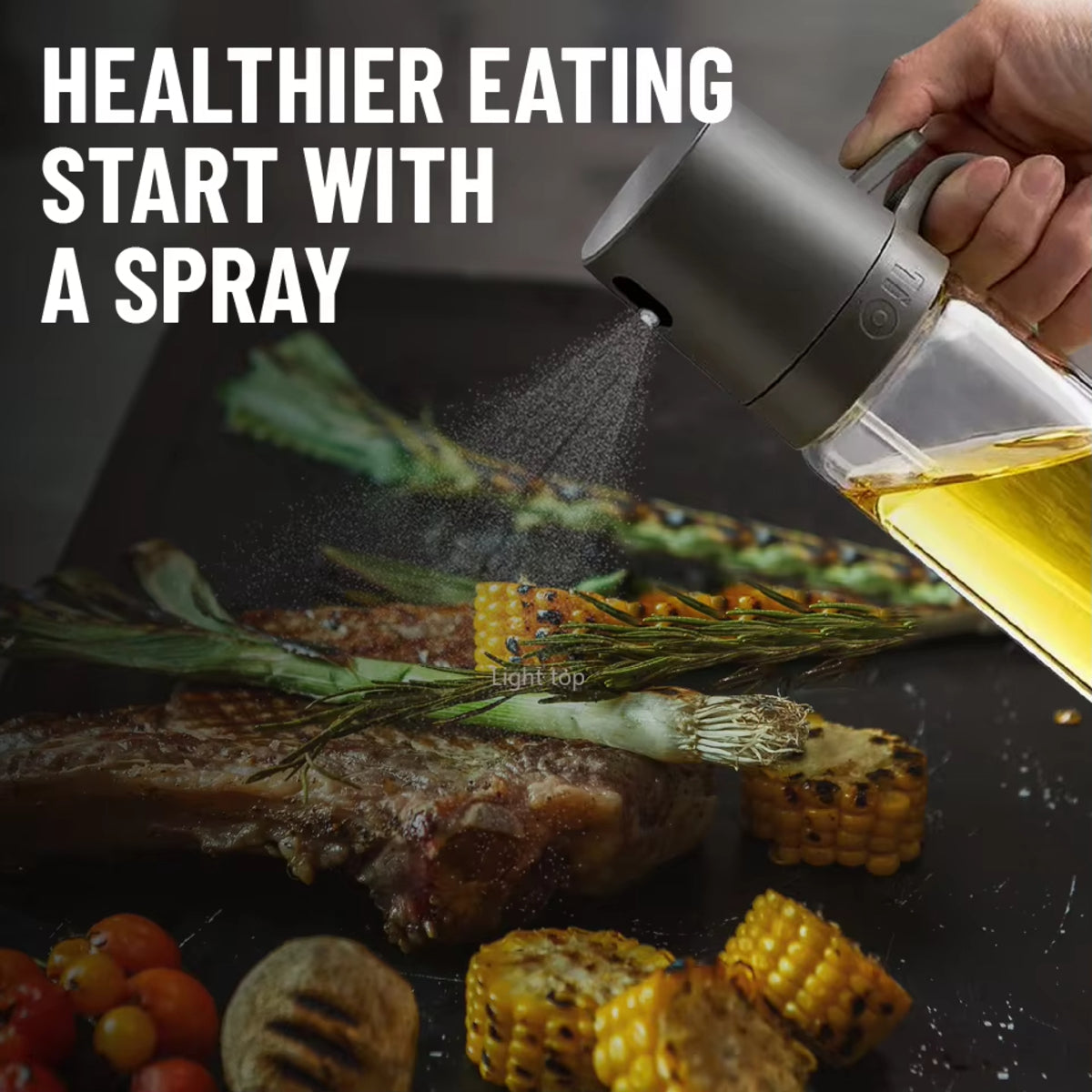 Oil Sprayer Bottle Glass Olive Oil Mister for Cooking &amp; BBQ